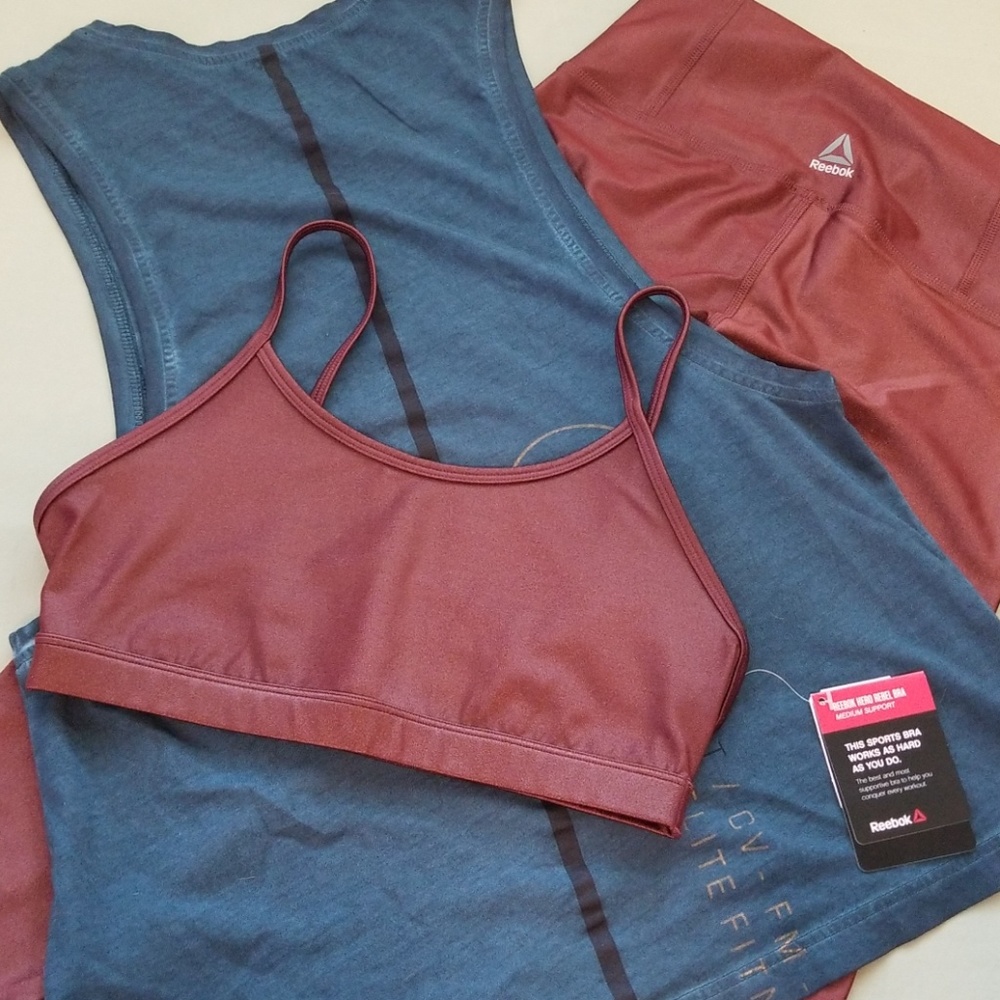 Reebok FACE Stockholm Rebel Hero Shine Sports Bra
